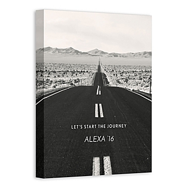 Journey Road 11-Inch x 14-Inch Canvas Wall Art. View a larger version of this product image.