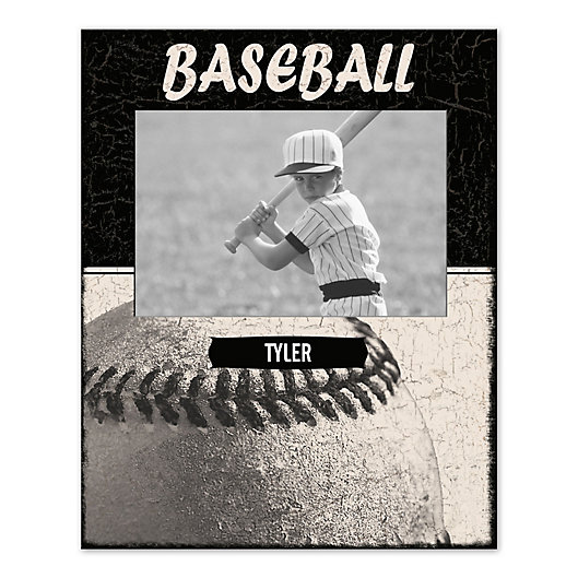 Alternate image 1 for Baseball 8-Inch x10-Inch Canvas Wall Art