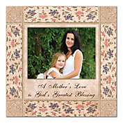 Mother&#39;s Blessings 16-Inch x 16-Inch Personalized Canvas Wall Art