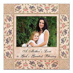 Mother's Blessings 16-Inch x 16-Inch Personalized Canvas Wall Art