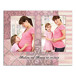 Mother Panels 20-Inch x 16-Inch Personalized Canvas Wall Art in Pink