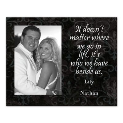 &quot;It&#39;s Who We Have Beside Us&quot; 20-Inch x 16-Inch Canvas Wall Art