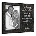 Alternate image 1 for &quot;It&#39;s Who We Have Beside Us&quot; 20-Inch x 16-Inch Canvas Wall Art