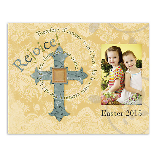 Alternate image 1 for Easter Cross and Photo Canvas Wall Art
