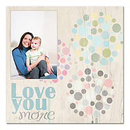 "Love You More" 16' x 16-Inch Canvas Wall Art