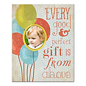 Every Gift 16-Inch x 20-Inch Canvas Personalized Wall Art