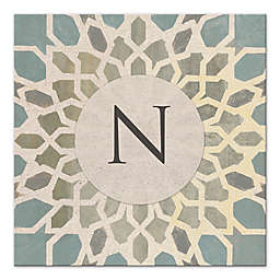 Exotic Tile Letter 16-Inch x 16-Inch Canvas Wall Art