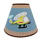 Alternate image 1 for Fantasy Fields by Teamson Kids Transportation Kids&#39; Table Lamp with Canvas Shade