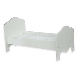 Olivia's Little World 18-Inch Doll Furniture Single Bed in White