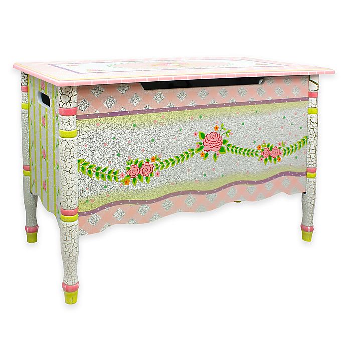 Teamson Fantasy Fields Toy Storage Box in Crackled Rose | buybuy BABY