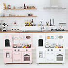 Alternate image 4 for Teamson Kids One-Piece Wooden Play Kitchen Set in White