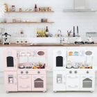 Alternate image 4 for Teamson Kids One-Piece Wooden Play Kitchen Set in Pink