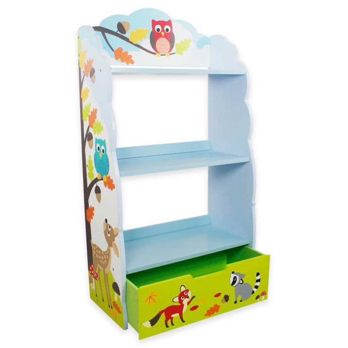 Teamson Kids Fantasy Fields Enchanted Woods Bookcase Bed Bath