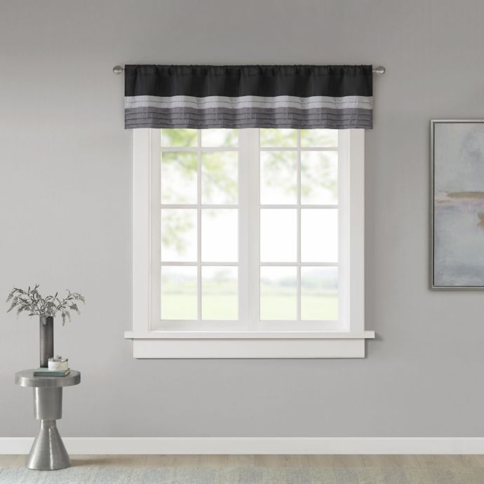 Madison Park Amherst Window Valance | Bed Bath & Beyond