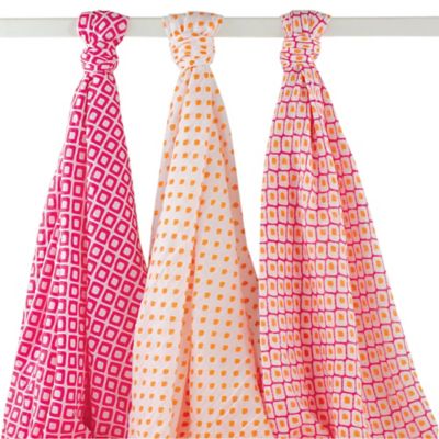 pink muslin swaddle blankets
