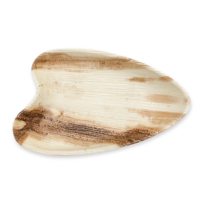 Oval 10Inch Palm Leaf Plates (Set of 10) Bed Bath & Beyond