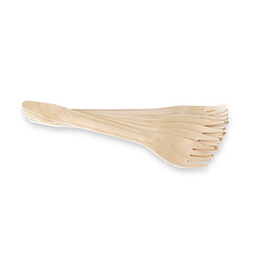 Wooden Forks (Set of 100). View a larger version of this product image.
