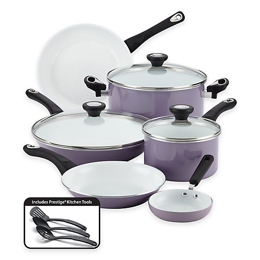 Alternate image 1 for Farberware® PURECOOK™ Ceramic Nonstick 12-Piece Cookware Set