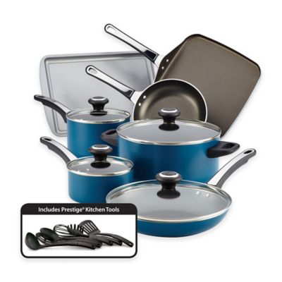 High Performance Nonstick Cookware Pots and Pans Set Dishwasher Safe 17 Piece, 