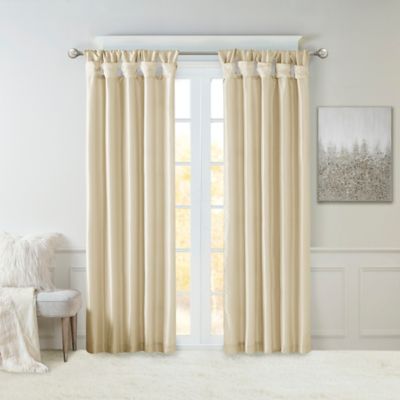 Madison Park Emilia Twist Tab Window Curtain Panel Bed Bath Beyond