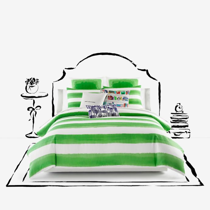 Kate Spade New York Rugby Stripe Duvet Cover Set Bed Bath Beyond