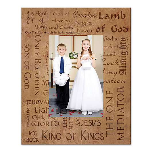 Alternate image 1 for Lamb of God 16-Inch x 20-Inch Personalized Digitally Printed Canvas Wall Art