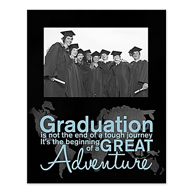 Graduation Adventure 8-Inch x 10-Inch Personalized Canvas Wall Art. View a larger version of this product image.