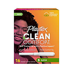 Playtex® Clean Comfort™ 16-Count Super Organic Cotton Tampons