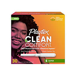 Playtex® 30-Count Clean Comfort™ Organic Cotton Tampons in Super