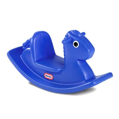 little tikes blue horse