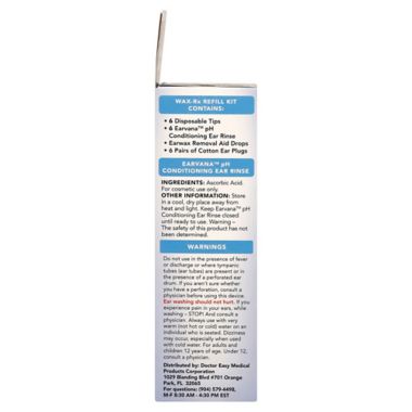 Wax-Rx&trade; pH Conditioned Ear Wash Refill Kit. View a larger version of this product image.