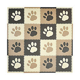 Tadpoles™ by Sleeping Partners Paw Print Play Mat in Taupe/Brown
