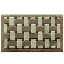 Nature by Geo Crafts Inlaid Providence 30-Inch x 48-Inch Door Mat