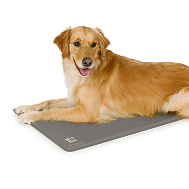 Deluxe Lectro-Kennel Heated Large Dog Pad in Grey. View a larger version of this product image.