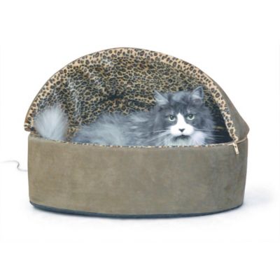 hooded pet bed
