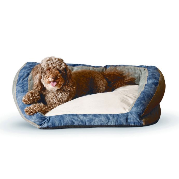 K H Premium Logo Bolster Pet Bed Bed Bath Beyond