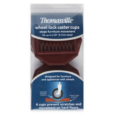 Thomasville Wheel-Lock Caster Cups (Set of 4)