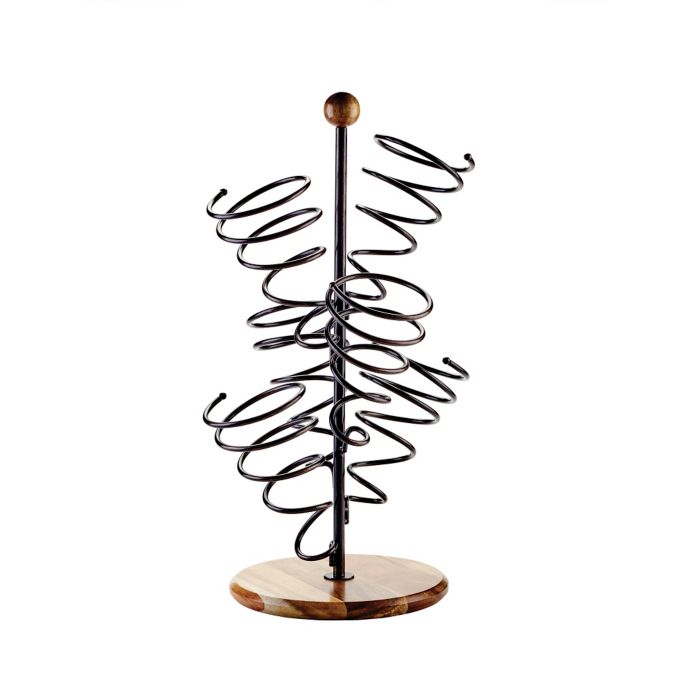 Gourmet Basics by Mikasa® 6-Bottle Spiral Wire Wine Rack ...