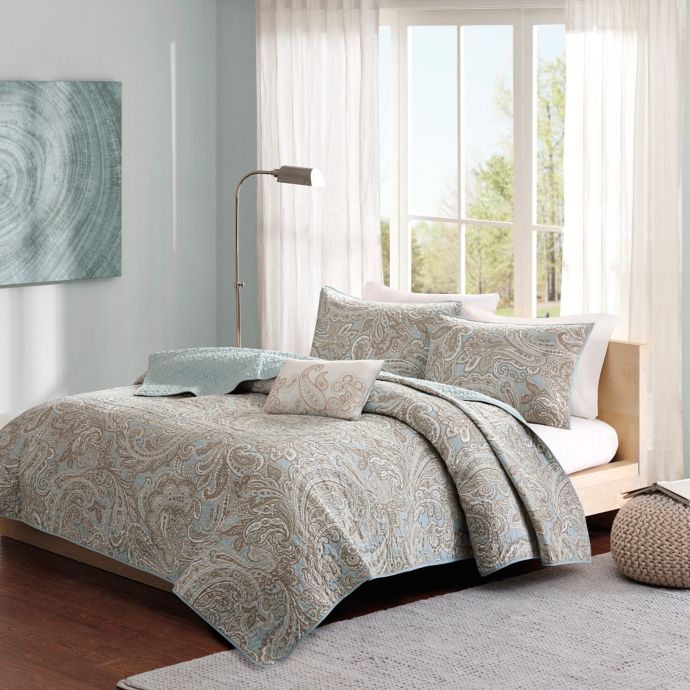 Madison Park Pure Ronan 4 Piece Coverlet Set Bed Bath Beyond