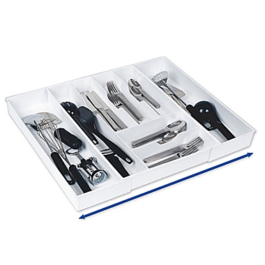 Extra-Wide Expand-A-Drawer Flatware Organizer. View a larger version of this product image.