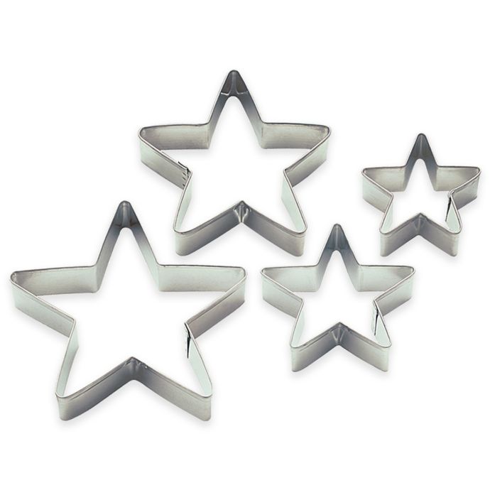 Wilton® 4Piece Nesting Star Cookie Cutters Bed Bath and Beyond Canada