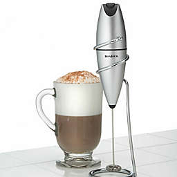 BonJour Stainless Steel Oval Frother with Stand