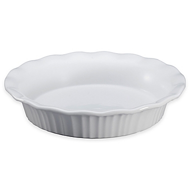 CorningWare&reg; French White  9&quot; Pie Plate. View a larger version of this product image.