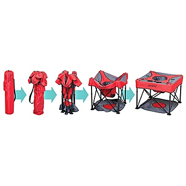 KidCo&reg; Go-Pod&trade; Activity Seat in Cardinal. View a larger version of this product image.