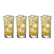 Red Series Square Highball Glasses (Set of 4)