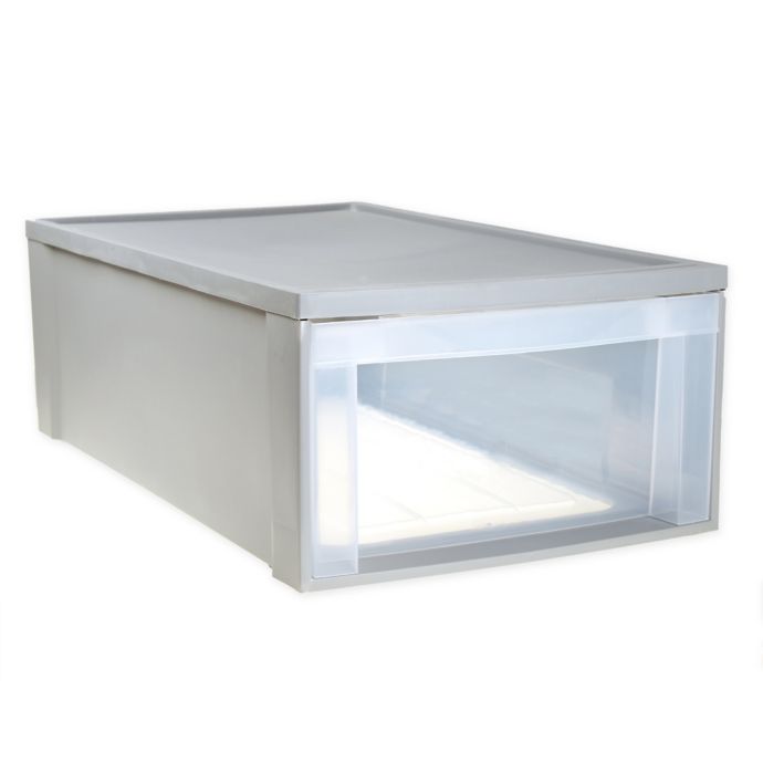 Underbed Stacking Drawer in Grey Bed Bath and Beyond Canada