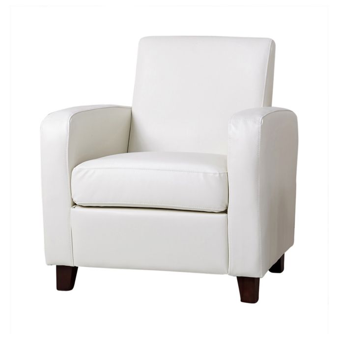 Abbyson Living® Elizabeth Leather Club Chair | Bed Bath & Beyond