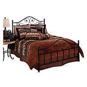 Hillsdale Harrison Queen Bed without Rails in Black Metal