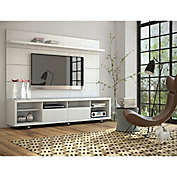 Manhattan Comfort Cabrini 2.2 TV Panel in White Gloss