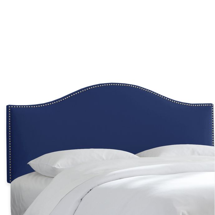 Skyline Furniture Hinsdale Headboard with Velvet Upholstery Bed Bath